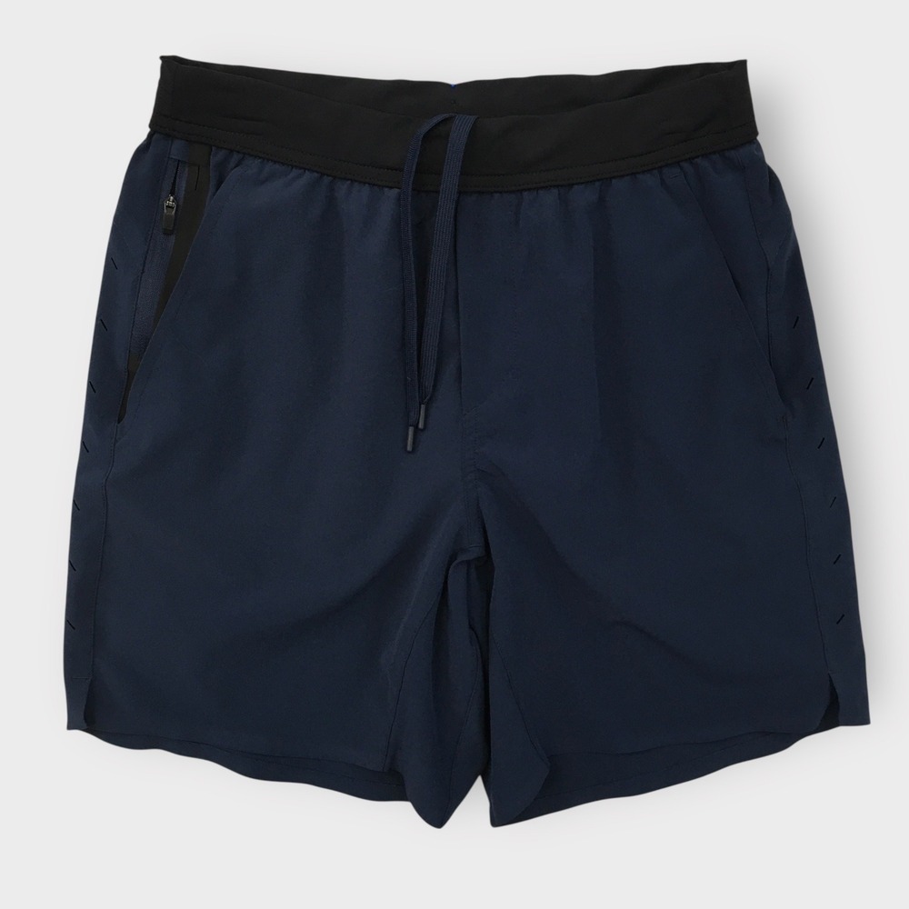 Ten Thousand Mens Interval Shorts Running Athletic Gym‎ Workout Navy Blue Small